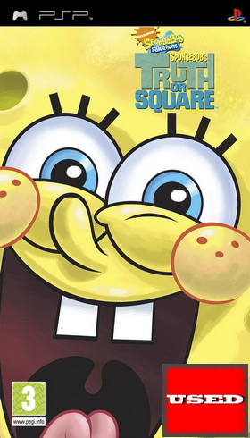 SpongeBobs Truth or Square PSP USED
