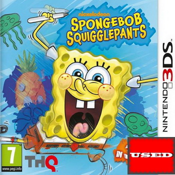 SpongeBob Squigglepants 3D 3DS USED (Cart Only)