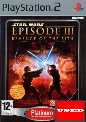 Star Wars Episode III : Revenge of the Sith (Platinum) PS2 USED (No Manual)