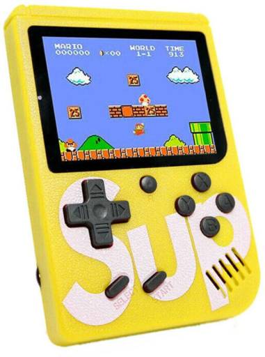 SUP Retro Gaming Console 400 in 1 wih AV OUT (Yellow)