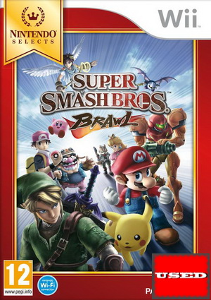 Super Smash Bros. Brawl (Nintendo Selects) Wii USED