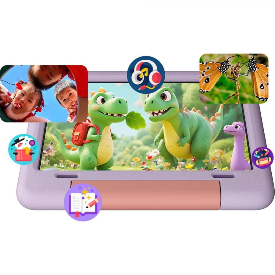 BLACKVIEW QUAD-CORE 10.1' KID TABLET (4GB+64GB) ANDROID 15 UNICORN PURPLE