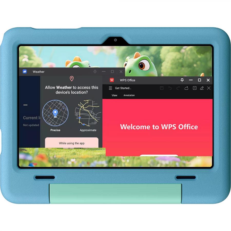 BLACKVIEW QUAD-CORE 10.1' KID TABLET (4GB+64GB) ANDROID 15 BUBBLE BLUE