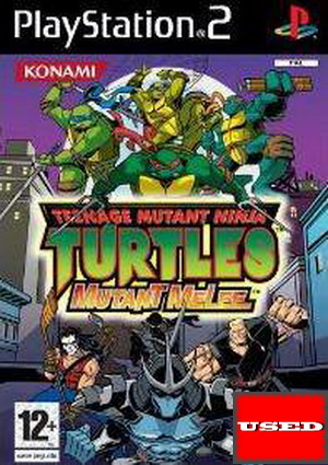 Teenage Mutant Ninja Turtles Mutant Melee PS2 USED (No Manual)