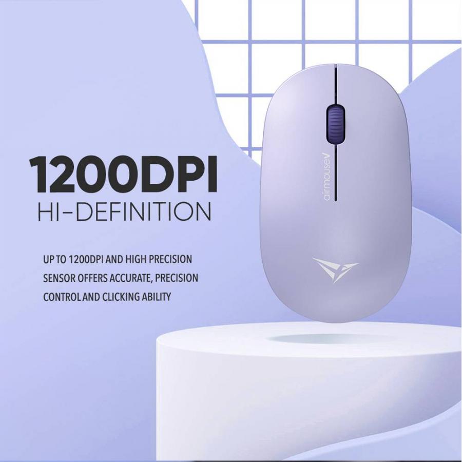 ALCATROZ WIRELESS MOUSE AIRMOUSE V LAVENDER 1200DPI