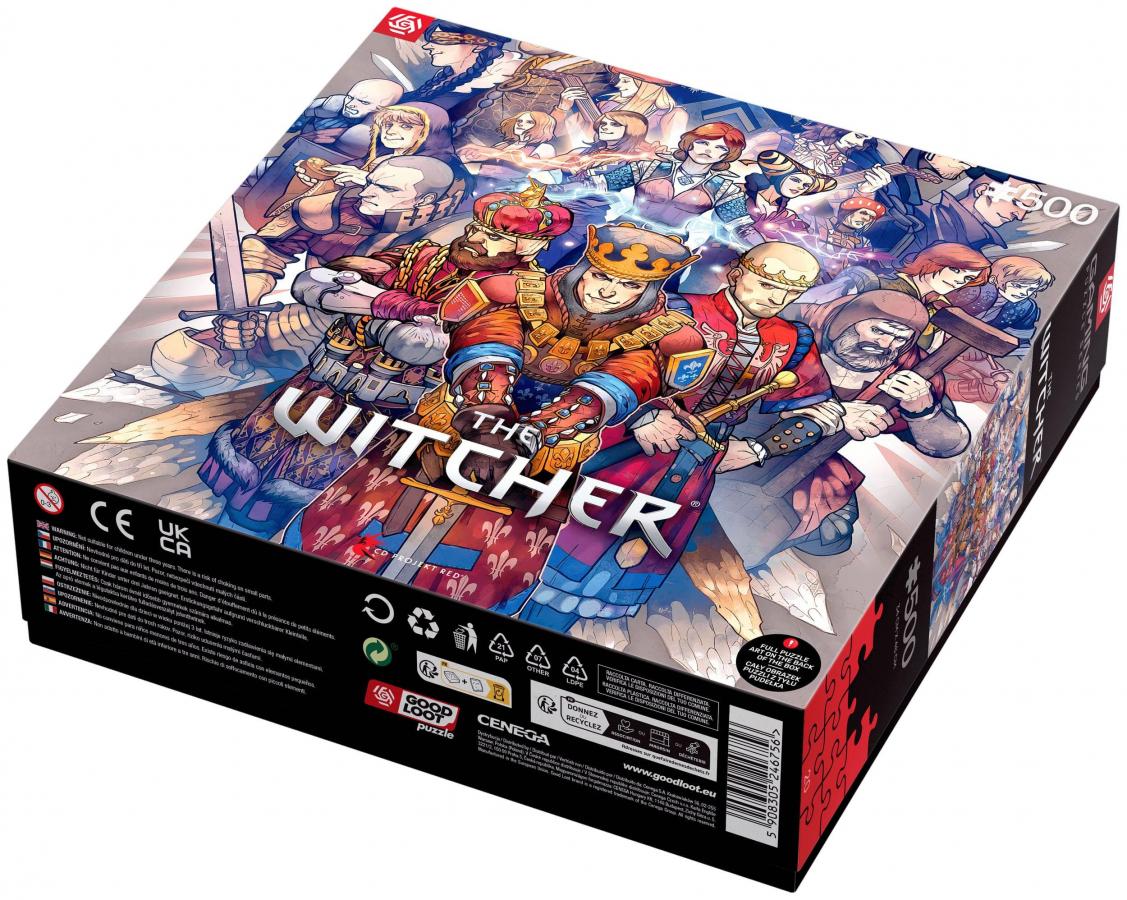 Good Loot Gaming Puzzle: The Witcher Nothern Realms Puzzle 500