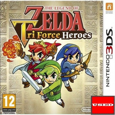 The Legend of Zelda: Tri Force Heroes 3DS USED