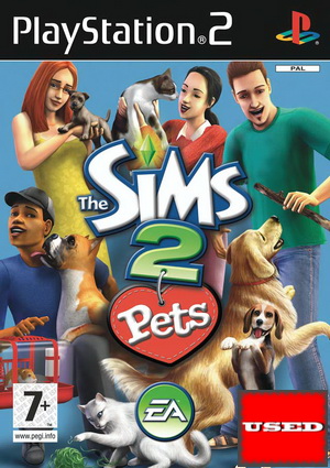 The Sims 2: Pets PS2 USED (No Manual)