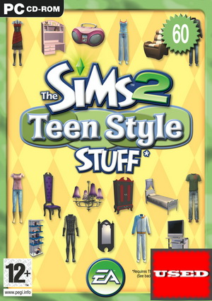The Sims 2: Teen Style Stuff (Expansion Pack) PC USED