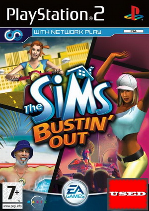 The Sims: Bustin' Out PS2 USED (No Manual)