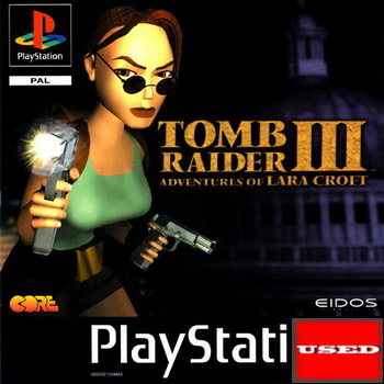 Tomb Raider III PSX USED (Damaged Case)