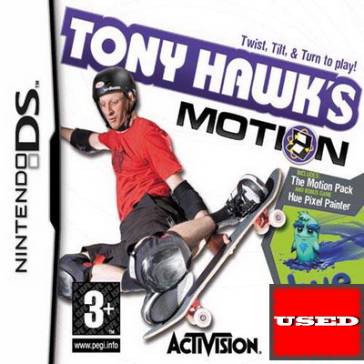 Tony Hawks Motion/Hue Pixel Painter DS USED