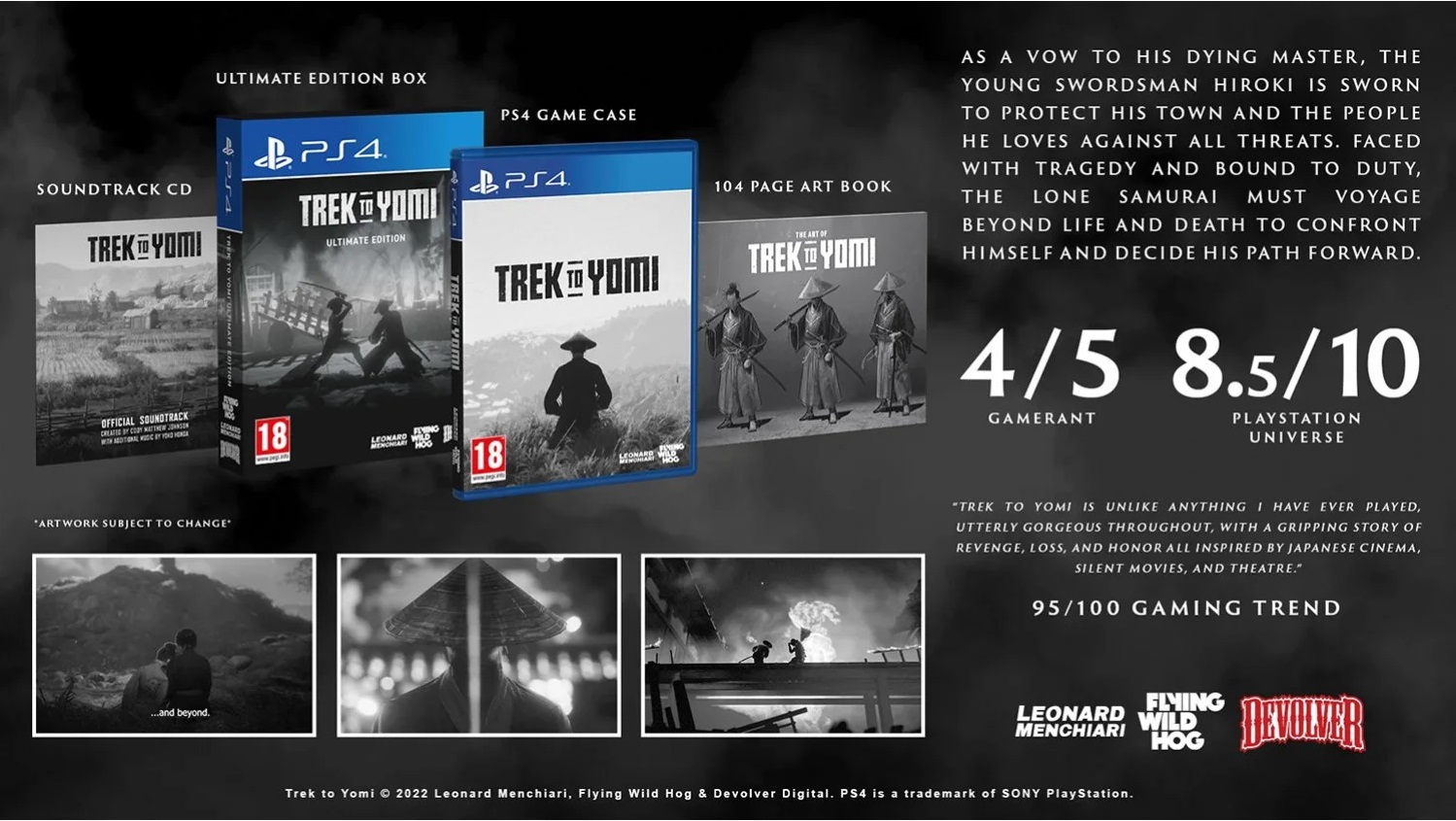 Trek to Yomi: Ulitmate Edition PS4 NEW