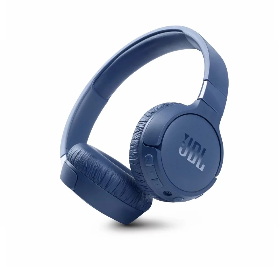 ---JBL Tune 660NC, On-Ear Bluetooth Headphones, Active Noise Cancelling, (Blue)---
