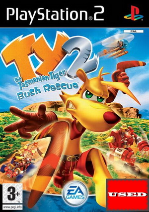 TY the Tasmanian Tiger 2: Bush Rescue PS2 USED