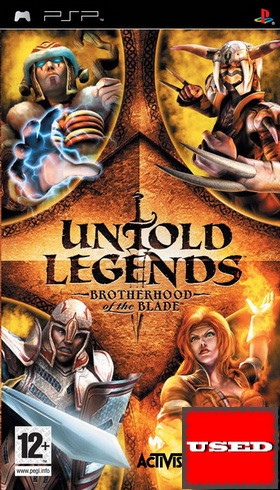 Untold Legends: Brotherhood of the Blade PSP USED