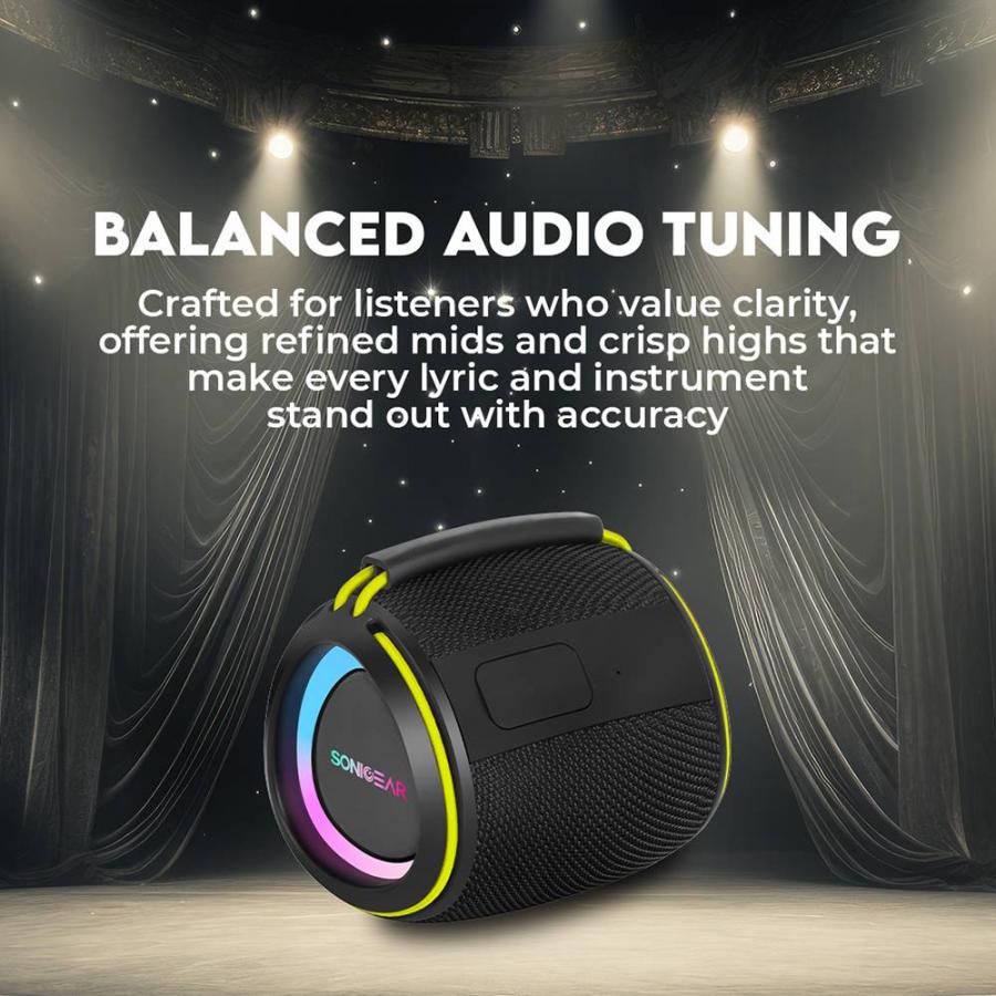 SONICGEAR BLUETOOTH 5.4 IPX5 TYPE-C SPEAKER SONICGO! BOOM 2 BLACK