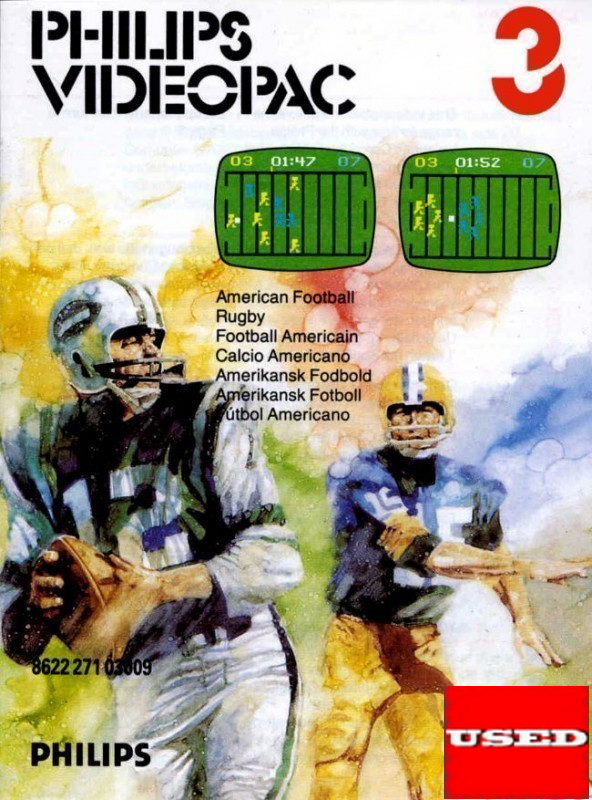Philips Videopac 3 American Football Philips G7000 USED