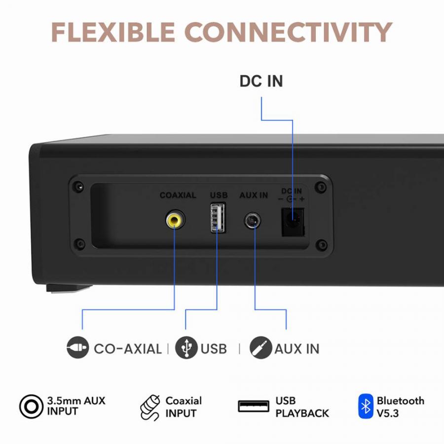 SONICGEAR 2.0CH HD SOUNDBAR SONIC BAR HD 2000