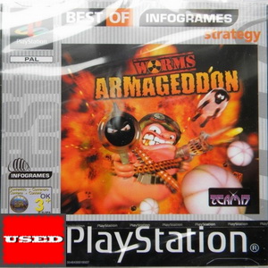 Worms Armageddon (Best Infogrames) PSX USED (No Cover)