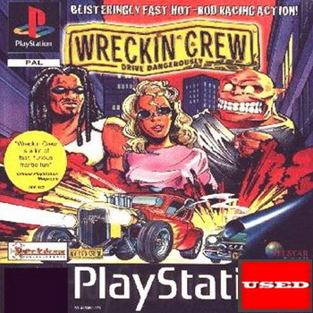 Wreckin Crew PSX USED (Damaged Case / No Front Cover)
