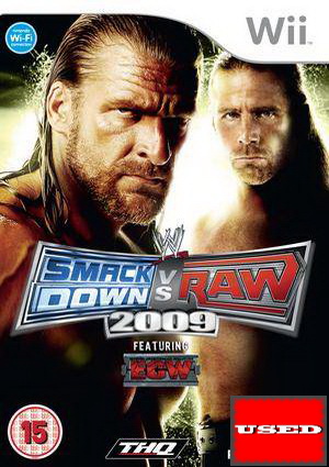 WWE SmackDown vs. Raw 2009 Wii USED