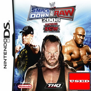 WWE SmackDown vs. Raw 2008 DS USED (NTSC Cover / PAL Cart)
