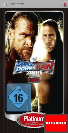 WWE SmackDown vs. Raw 2009 (Platinum) PSP USED