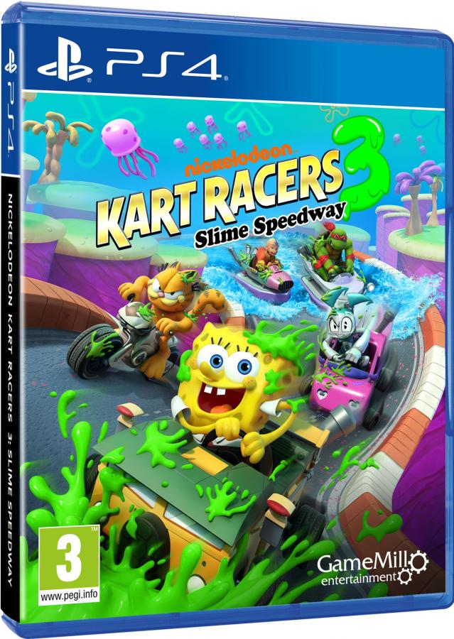 Nickelodeon Kart Racers 3 Slime Speedway PS4 NEW