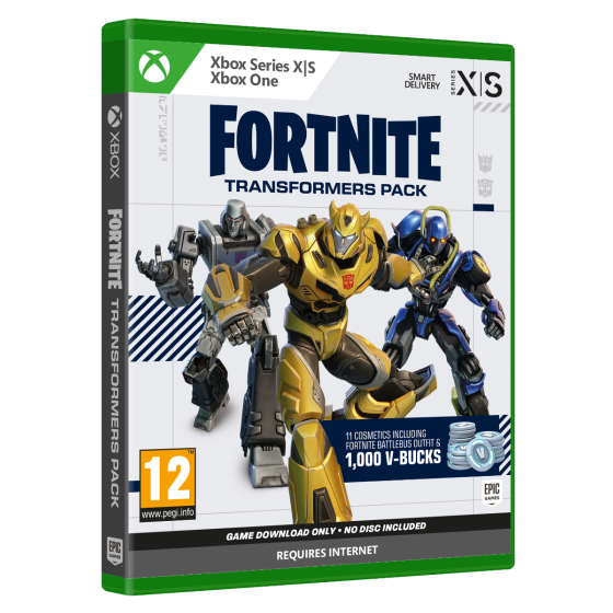 Fortnite Transformers Pack (Code in a Box) Xbox Series X NEW