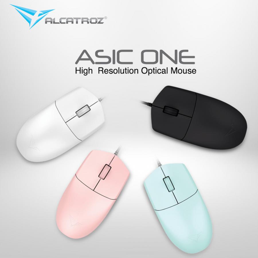 ALCATROZ USB HR OPTICAL MOUSE 1600CPI ASIC ONE WHITE