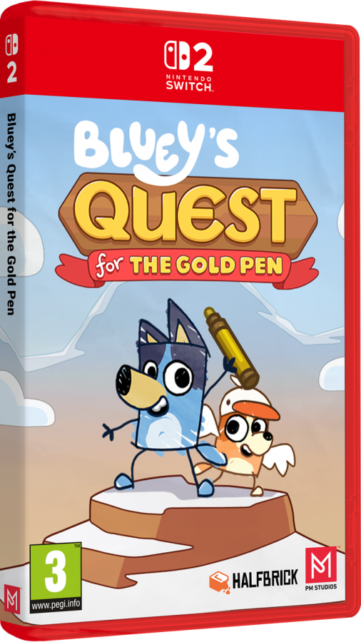Blueys Quest for the Gold Pen Nintendo Switch 2 NEW