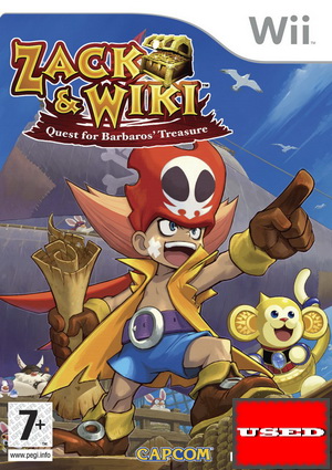 Zack & Wiki: Quest for Barbaros Treasure Wii USED