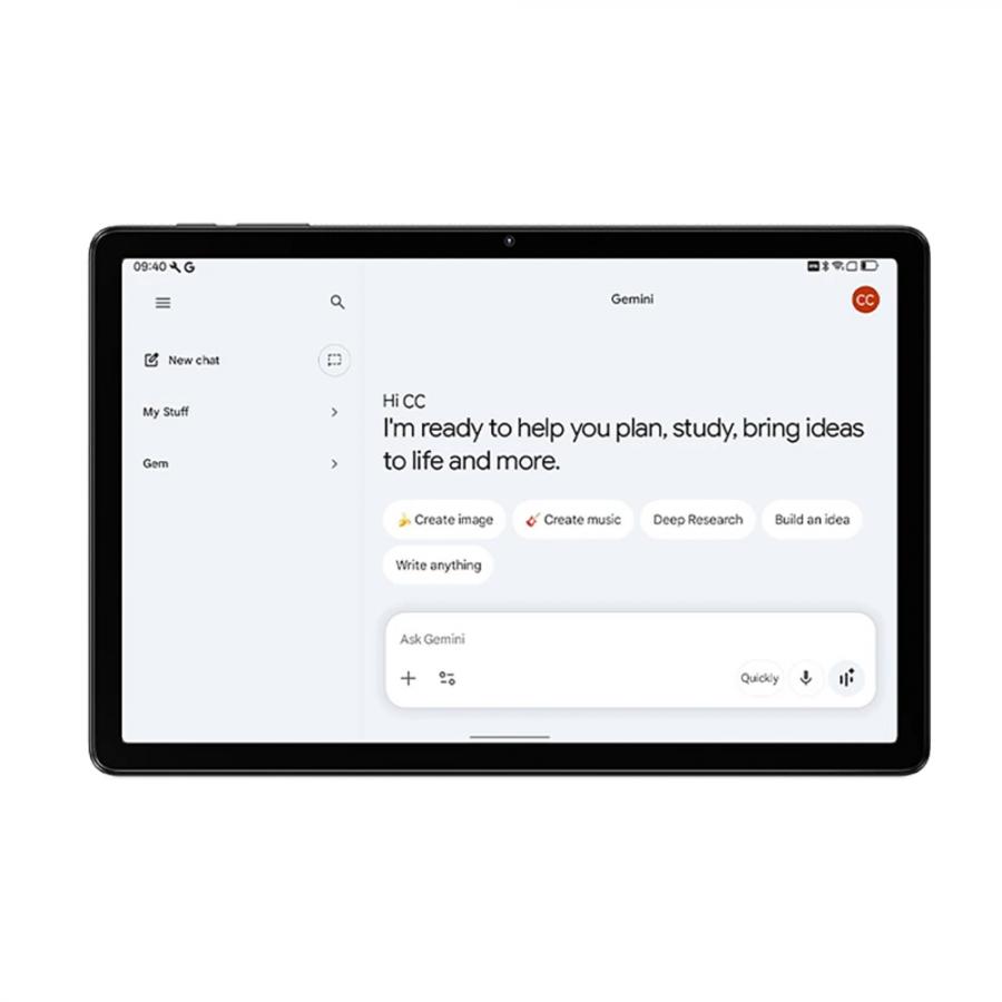 BLACKVIEW OCTA-CORE TABLET 11-INCH SET 4G (3GB+128GB) ANDROID 16 SPACE GREY
