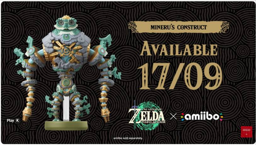 Amiibo  Mineru  Knight Construct - The Legend of Zelda : Tears Of The Kingdom Series