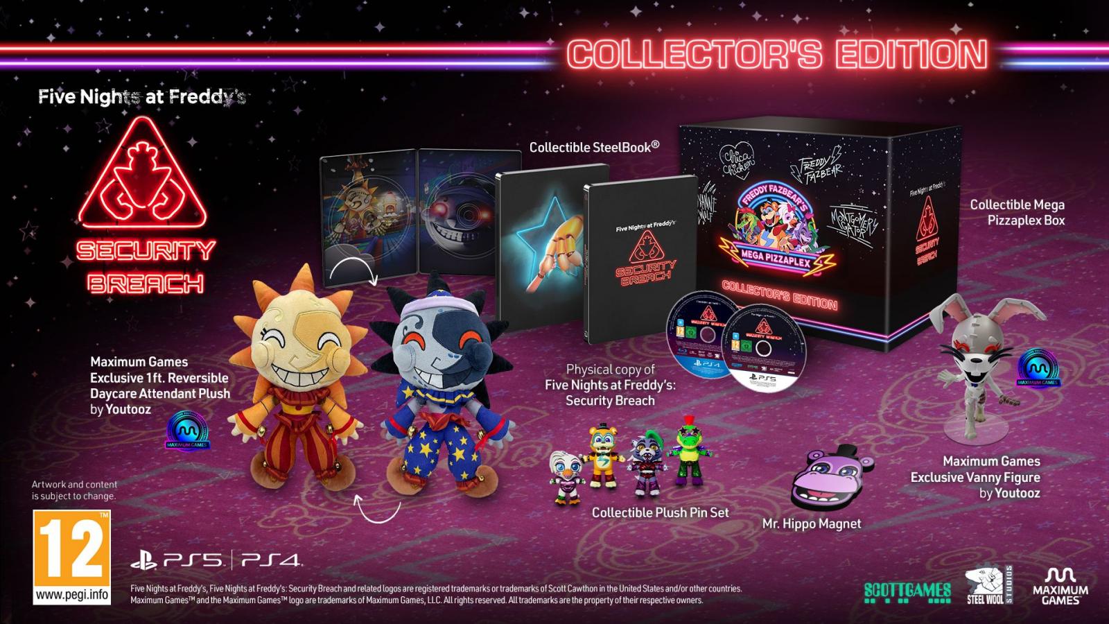 Five Nights at Freddy's: Security Breach Collector's Edition PS5 NEW