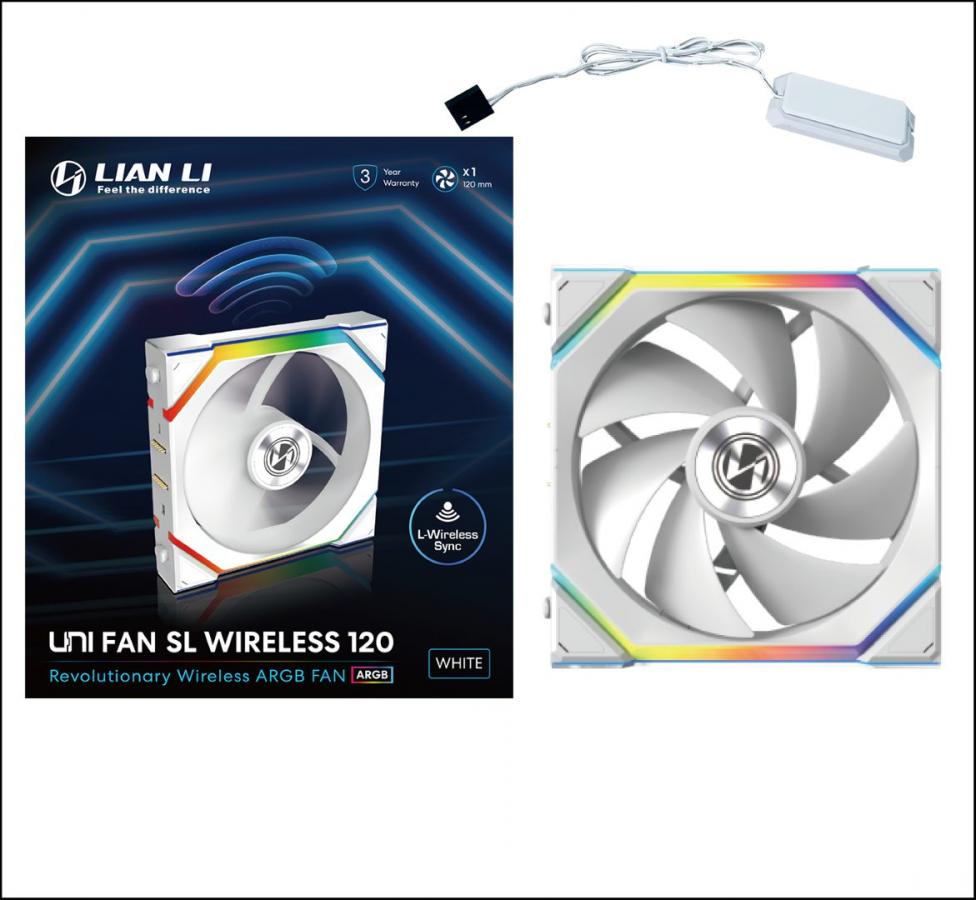Lian Li UNIFAN SL Wireless 120-1PCS White - Case Fan