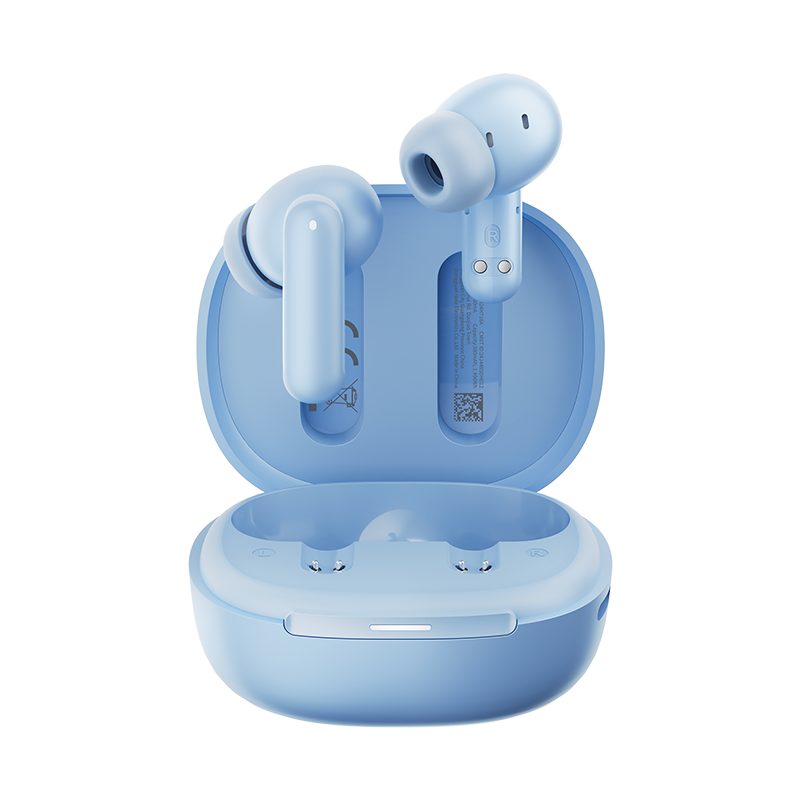 QCY Melobuds N30 (HT16) ANC Light Blue - SBC/AAC IPX4 TWS Earbuds w. Natural Transparency Mode & A.I